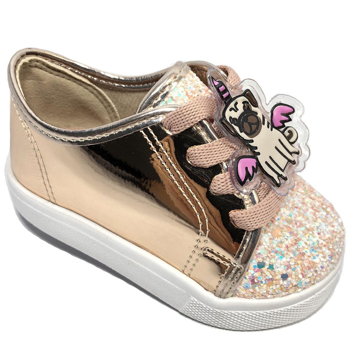 tenis unicornio infantil molekinha