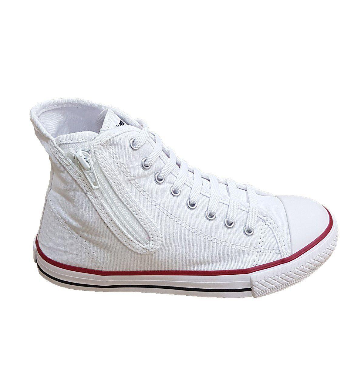 Tenis Infantil Star Preto Ziper Cano Alto Canvas All 28 a 36 - Diversão -  Tênis Infantil - Magazine Luiza