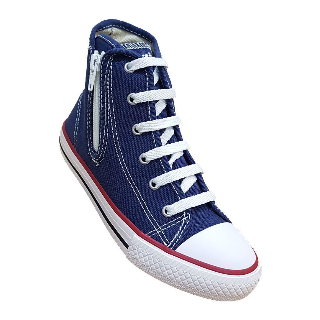Tenis Infantil Star Preto Ziper Cano Alto Canvas All 28 a 36 - Diversão -  Tênis Infantil - Magazine Luiza
