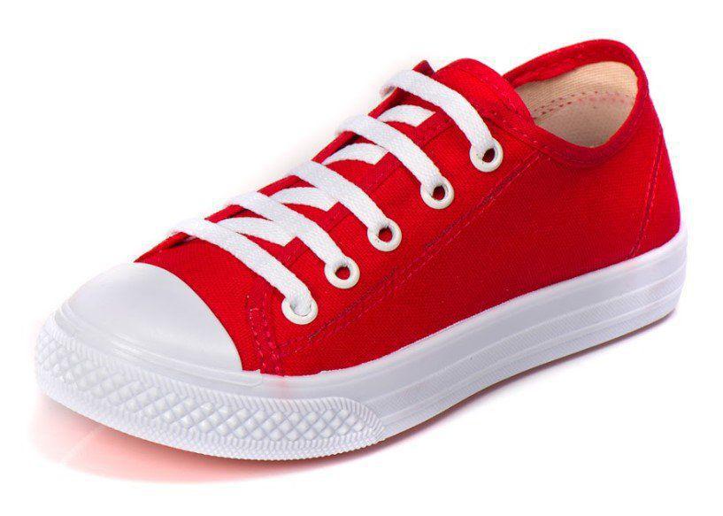tenis infantil vermelho
