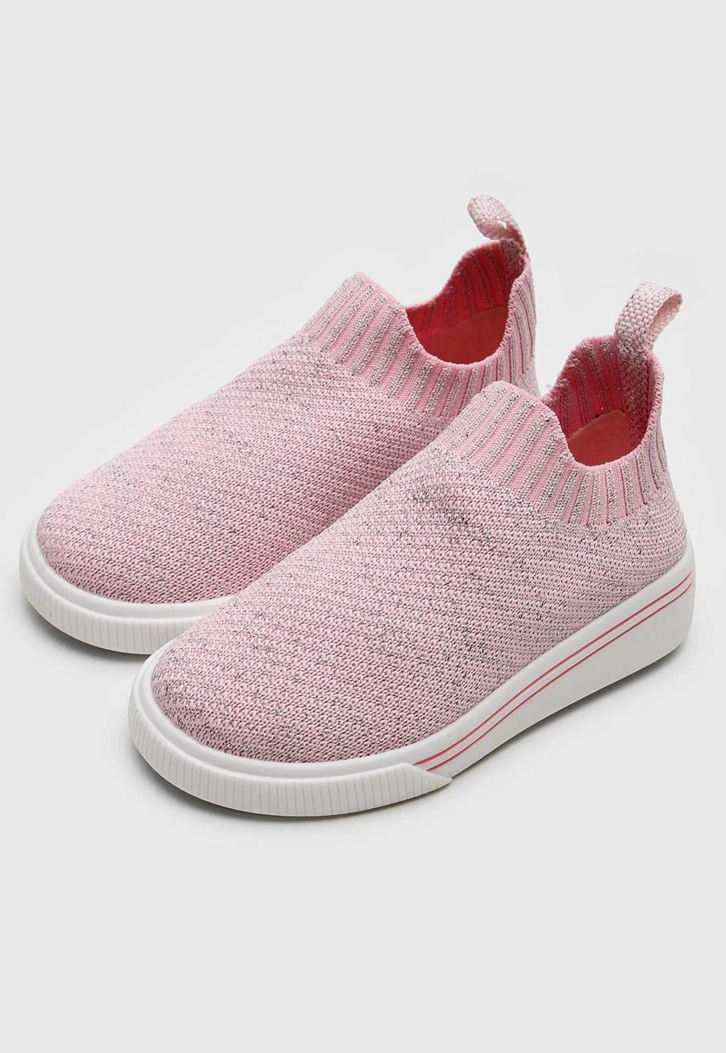 Tênis Klin Slip On Infantil Baby Moon 23 a 27 Rosa Prata 61523 - Slipper /  Slip On Infantil - Magazine Luiza