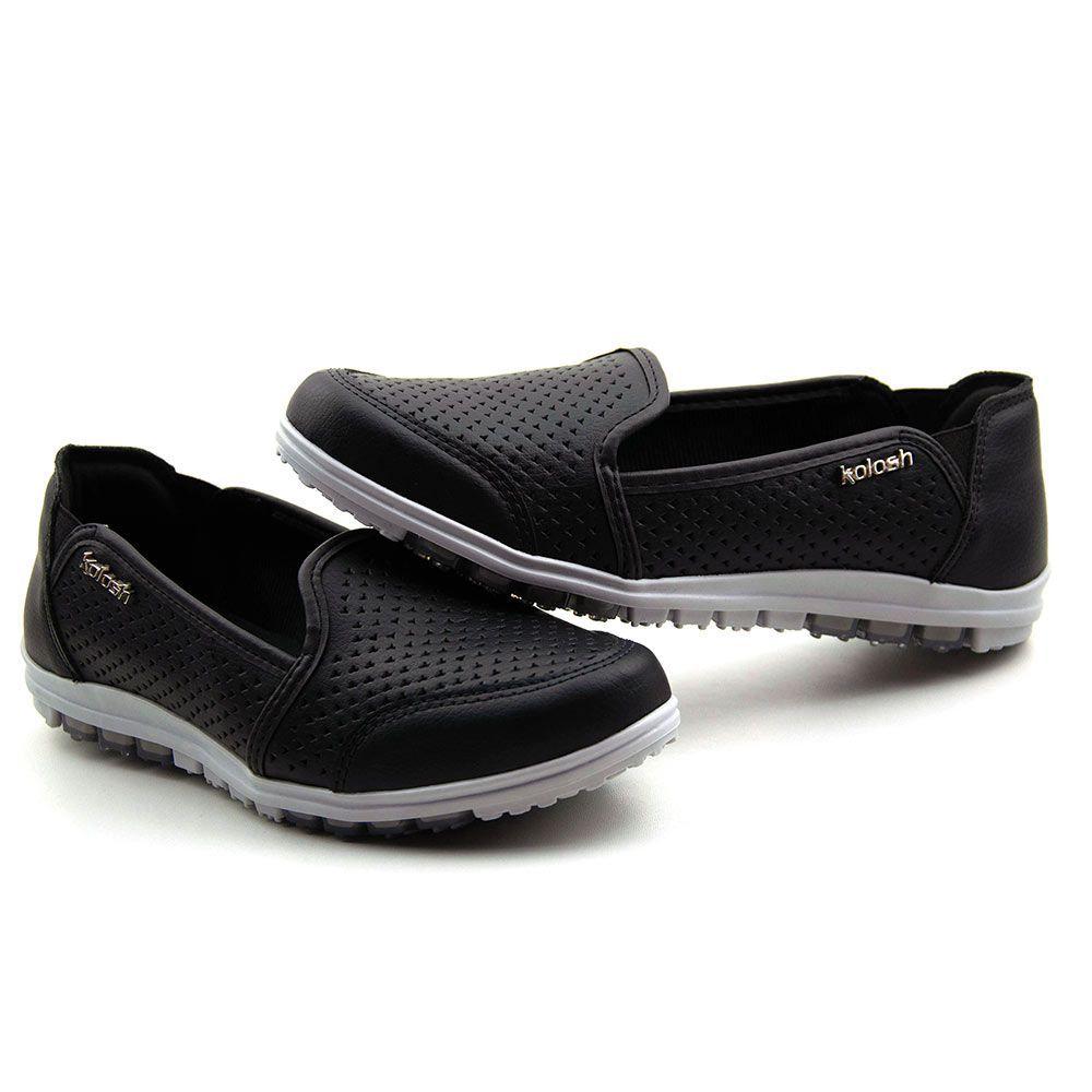 Tenis kolosh slip on vazado - c0529 - Slipper / Slip On Feminino - Magazine  Luiza