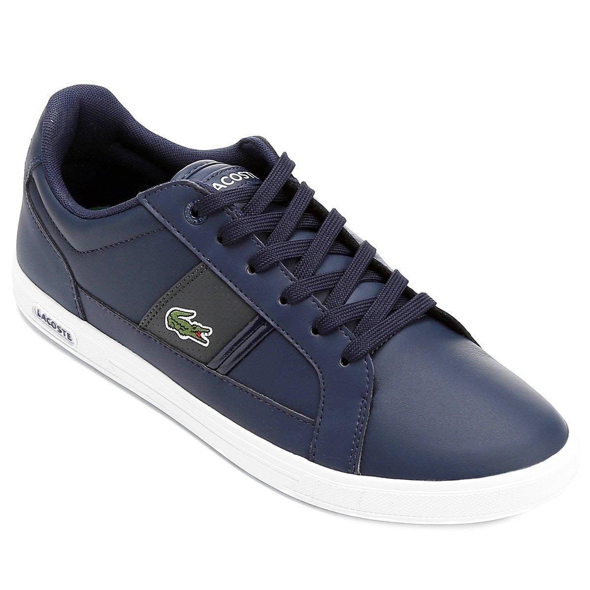 tenis cano alto lacoste