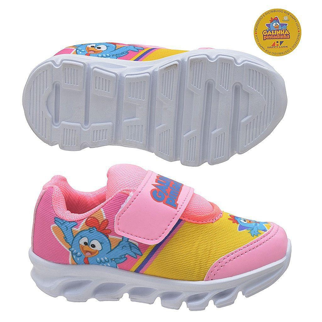 tenis galinha pintadinha com led