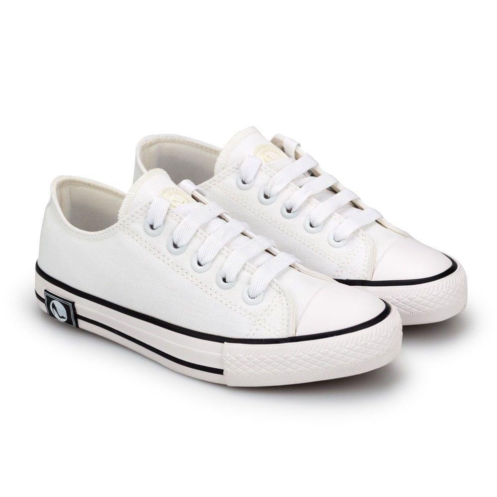 Tênis Lona Branco Vulcanizado - SAPATINHO DE LUXO - Outros Moda e  Acessórios - Magazine Luiza