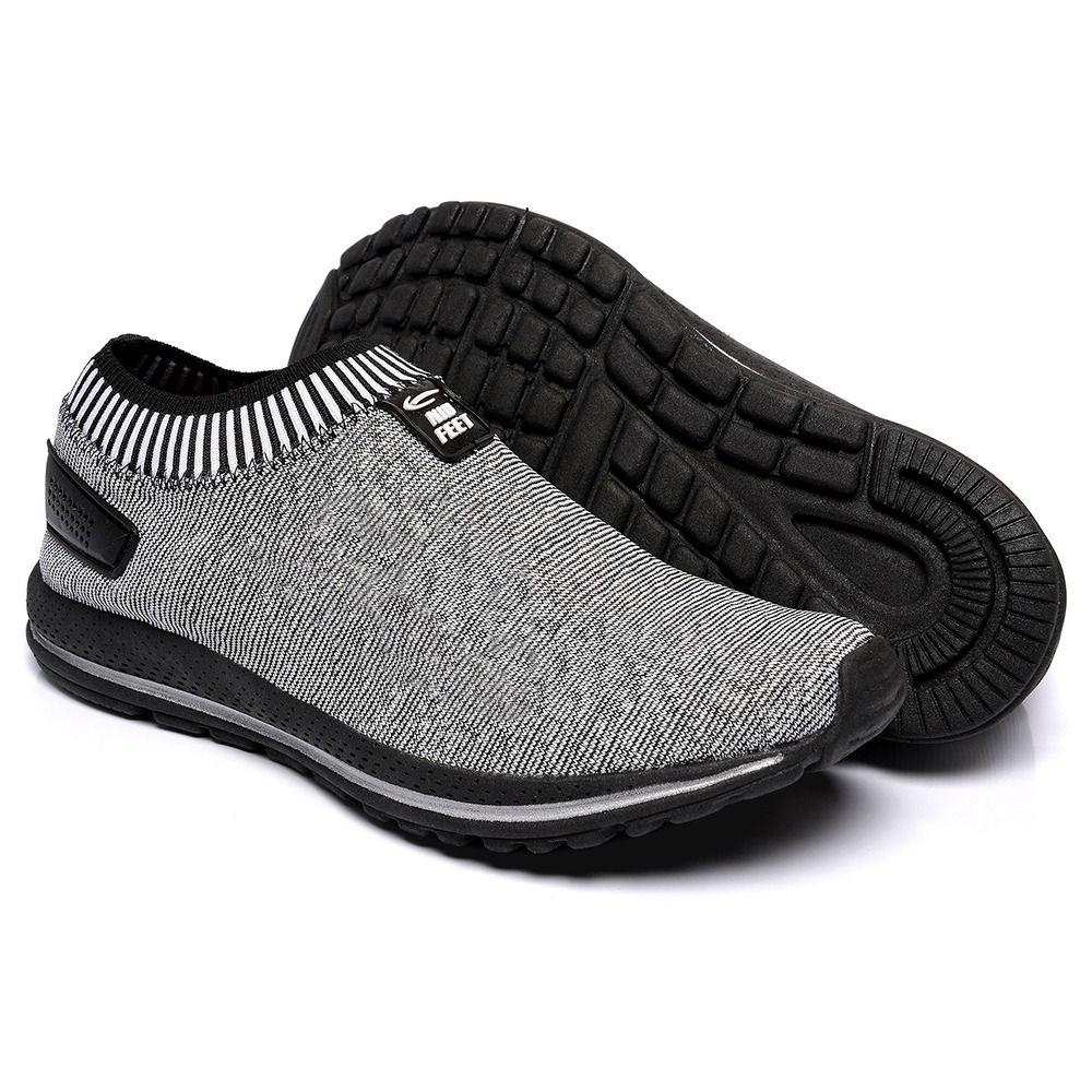 Tênis Moderno Tenis Sem Marca Tênis Masculino Meia Sem Cadarço