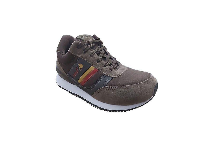 Tênis Masculino Polo Go PG177 Café/Caramelo - Tênis Masculino - Magazine Luiza
