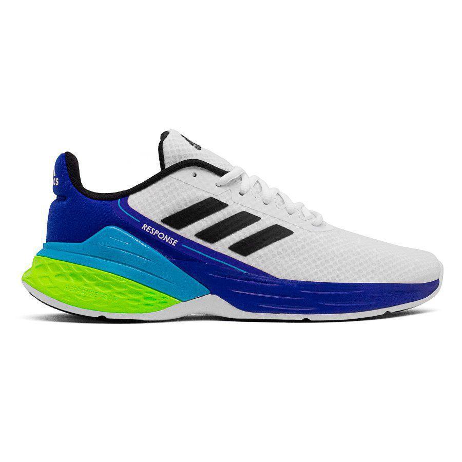 tenis adidas branco e azul masculino