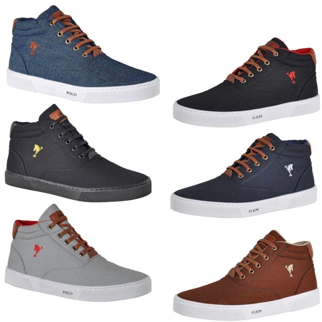 botinha polo masculina