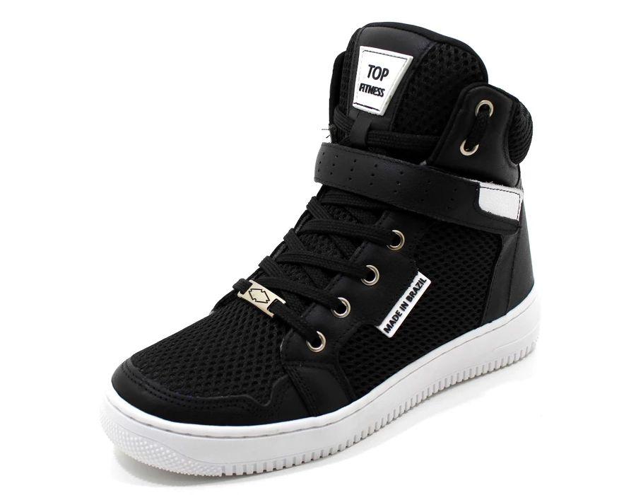 tenis masculino couro preto