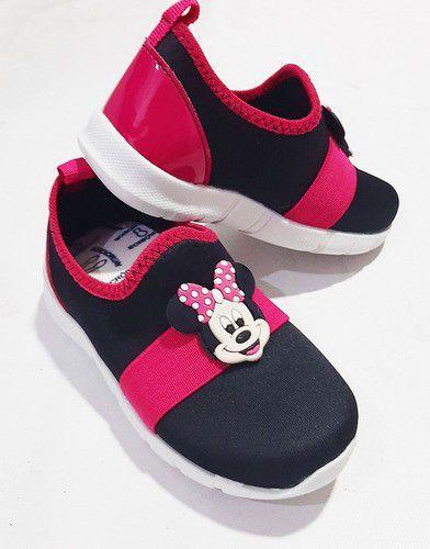 Tênis Meia Infantil Menina Feminino Sapatênis Minnie Mickey - Anjo Da Mamãe - Tênis Infantil - Magazine Luiza