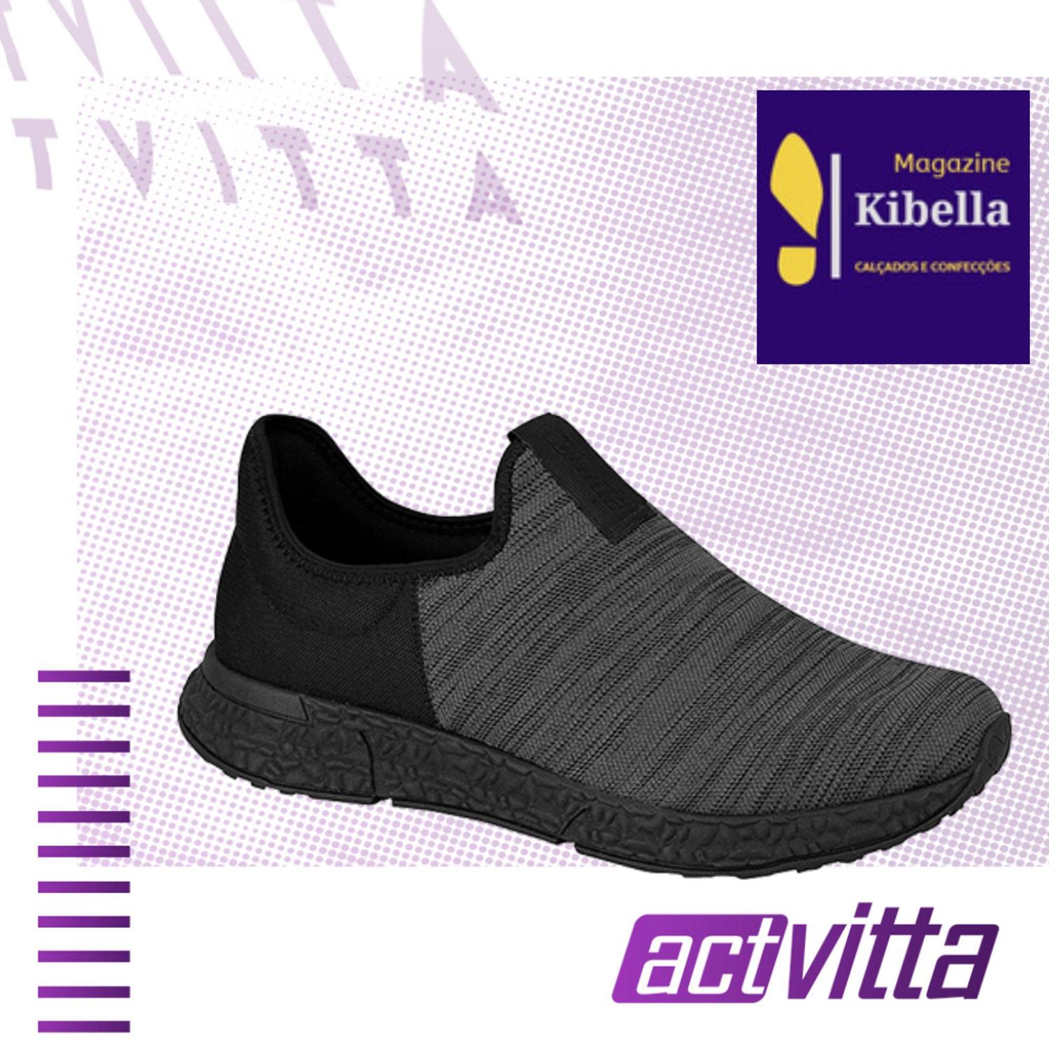 Tênis Meias Actvitta Masculino Slip On Sem Cadarço 4902.205 - Slipper /  Slip On Masculino - Magazine Luiza