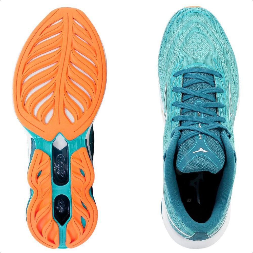 Tenis mizuno wave creation 24 m azul laranja Tenis de Corrida Magazine Luiza