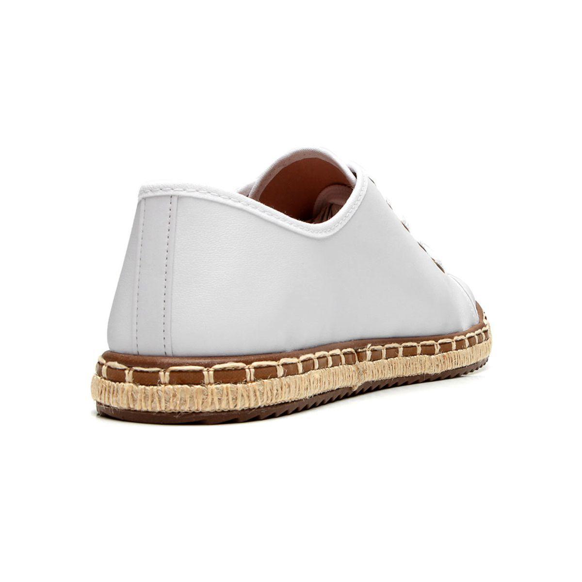 tênis moleca espadrille branco