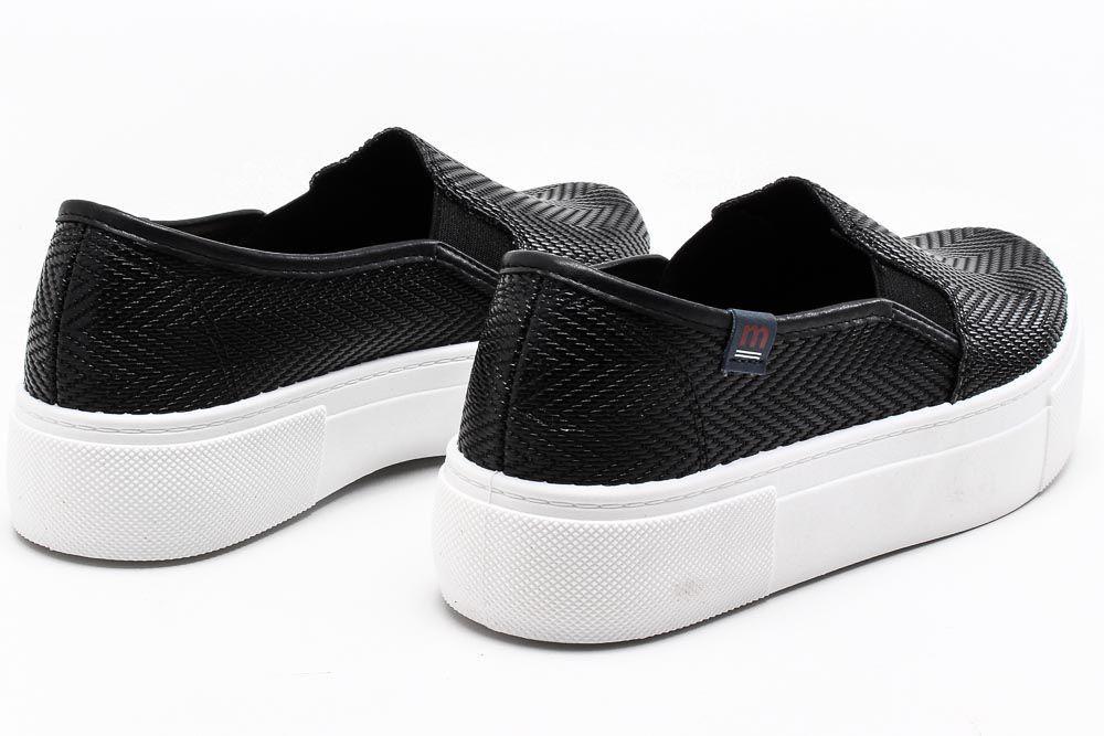 Compre Slip On Moleca Caixa Alta Listras Feminina FemininoAzul C Online