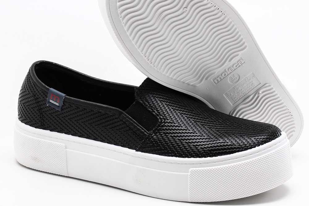 Tenis Moleca Slip On Caixa Alta Trama Feminino 5658100 - Slipper / Slip On  Feminino - Magazine Luiza