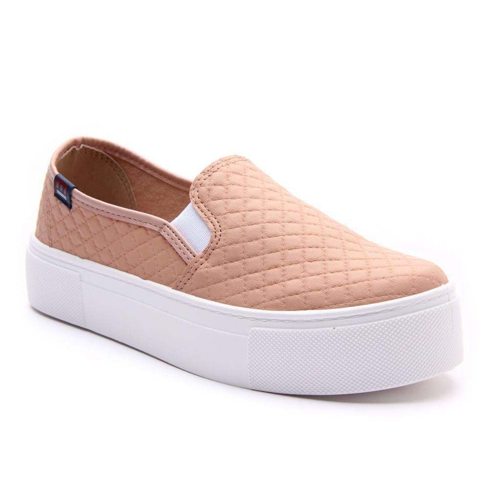Tenis Feminino Plataforma Slip On Moleca Sem Cadarço Barato em Promoção |  Ofertas na Americanas