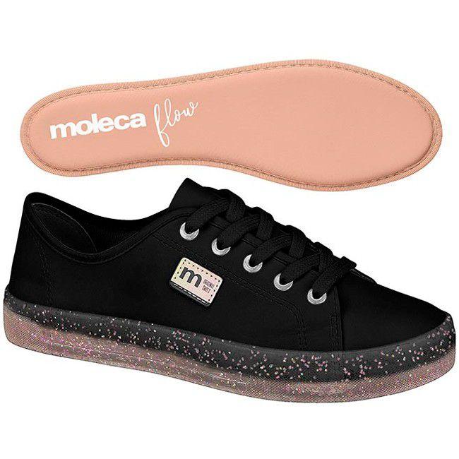 tenis moleca com glitter