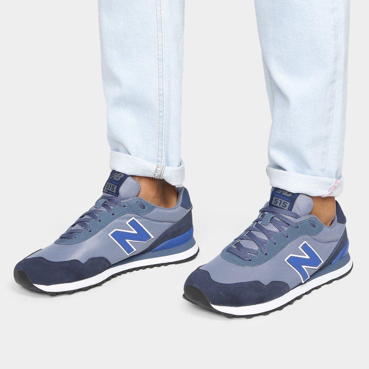 Sneaker New Balance 515 Masculino Azul Marinho Tenis New Balance