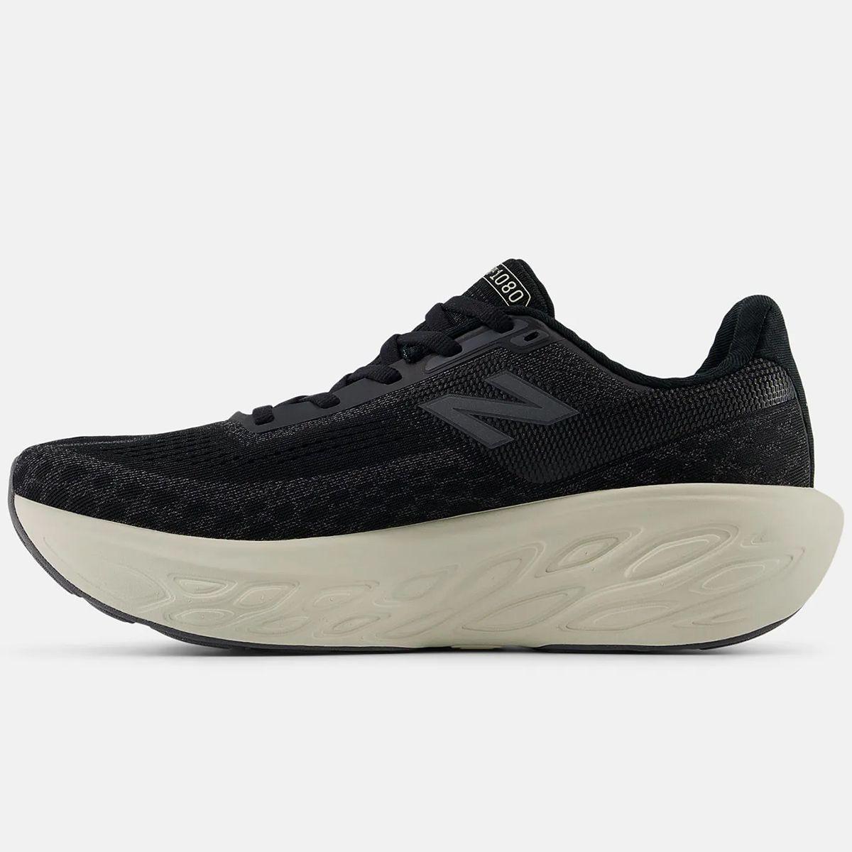 Imagem de Tênis New Balance Fresh Foam X 1080 V14 Preto/Bege Feminino