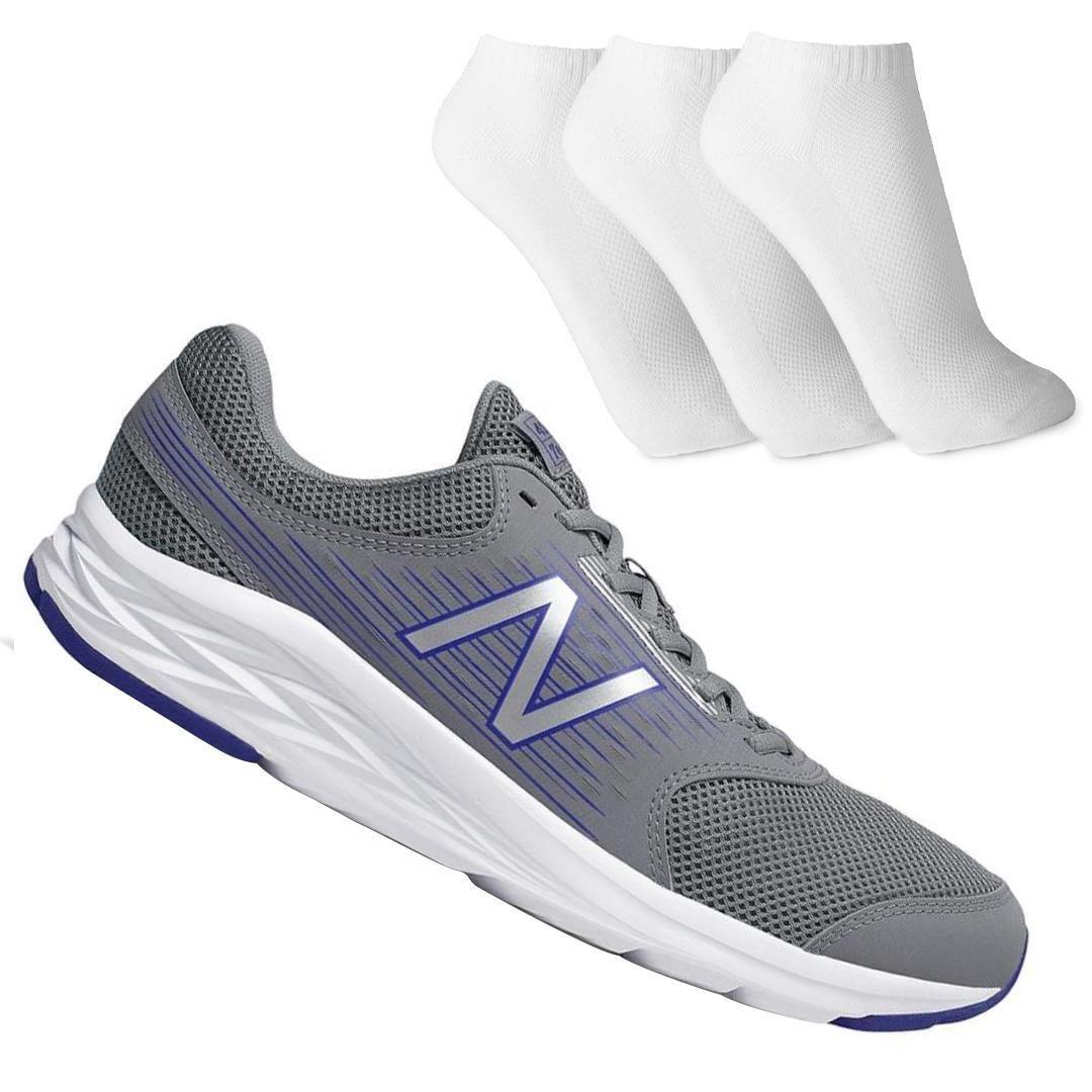 Tênis New Balance M 411 + 3 Pares De Meia - Tênis Esportivo - Magazine Luiza