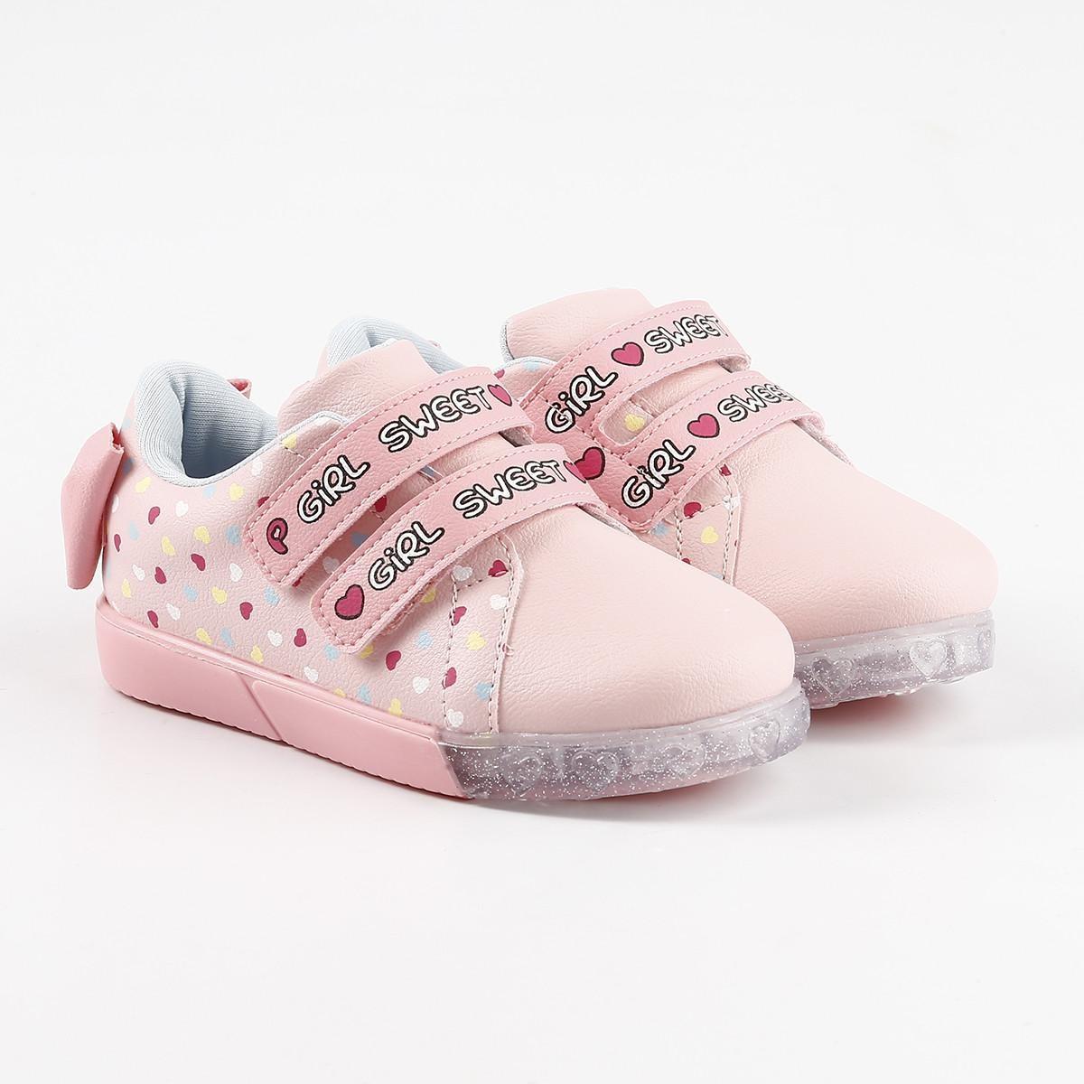 tênis pampili luz baby fun rosa