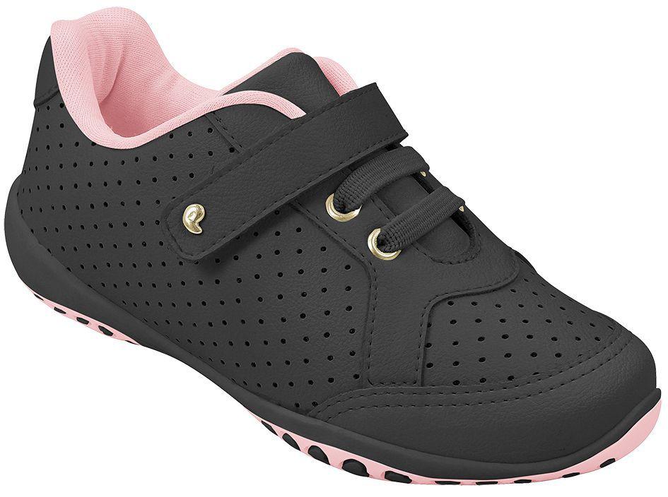 tênis casual pampili menina honey preto