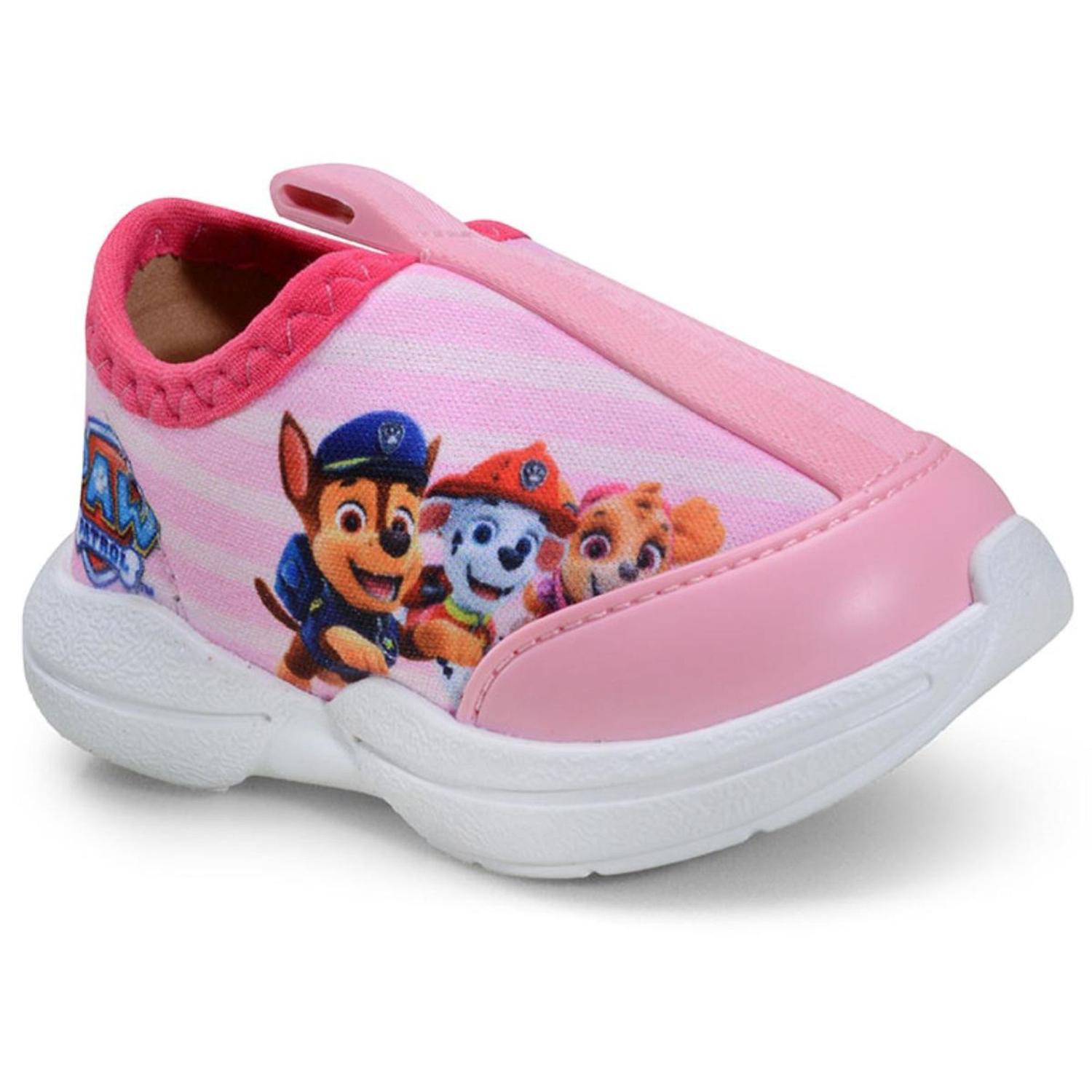 Tênis Patrulha Canina Em Ação 22348 - Cor:Branco/Rosa - Tamanho:23/24 -  Grendene Kids - Outros Moda e Acessórios - Magazine Luiza