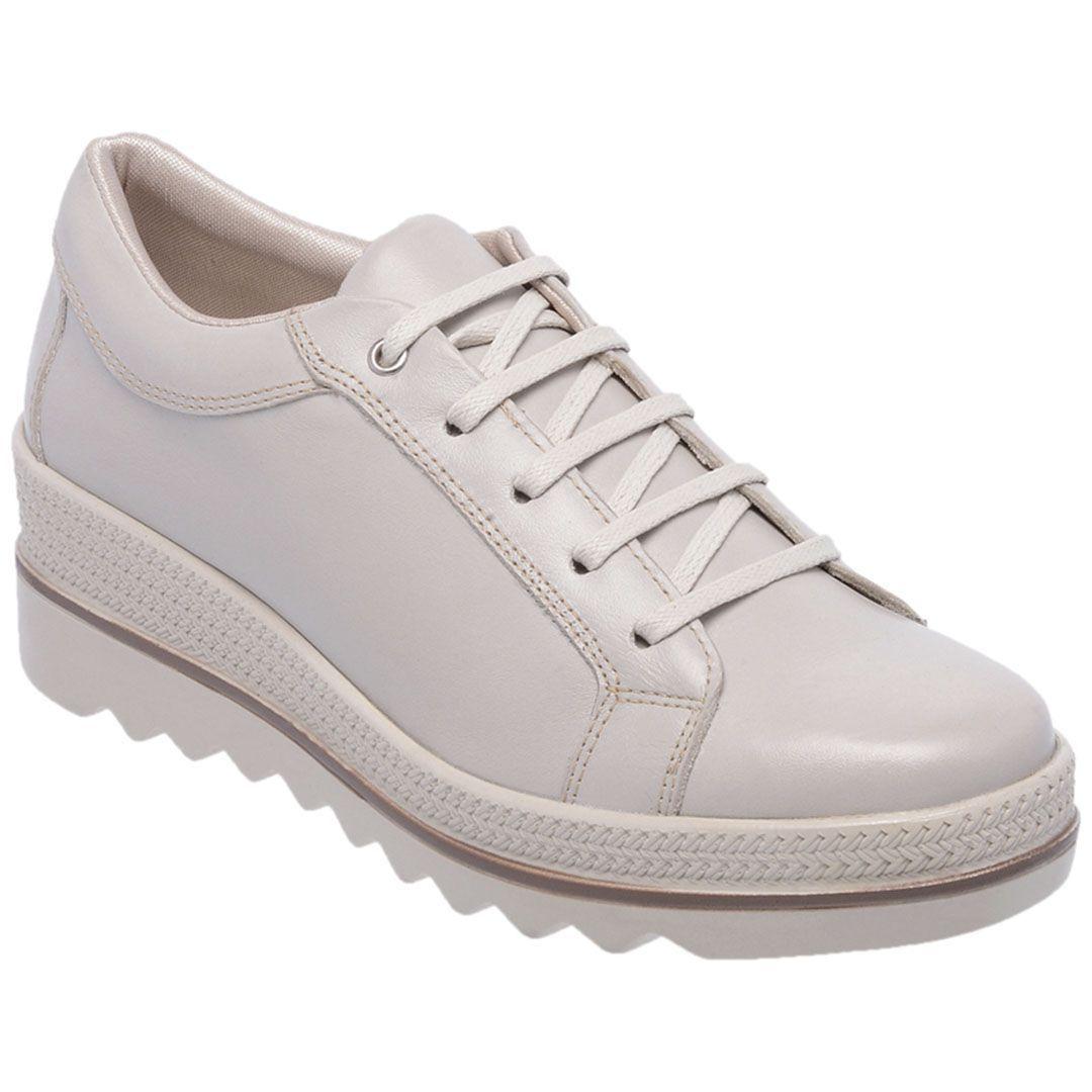 tenis couro branco feminino