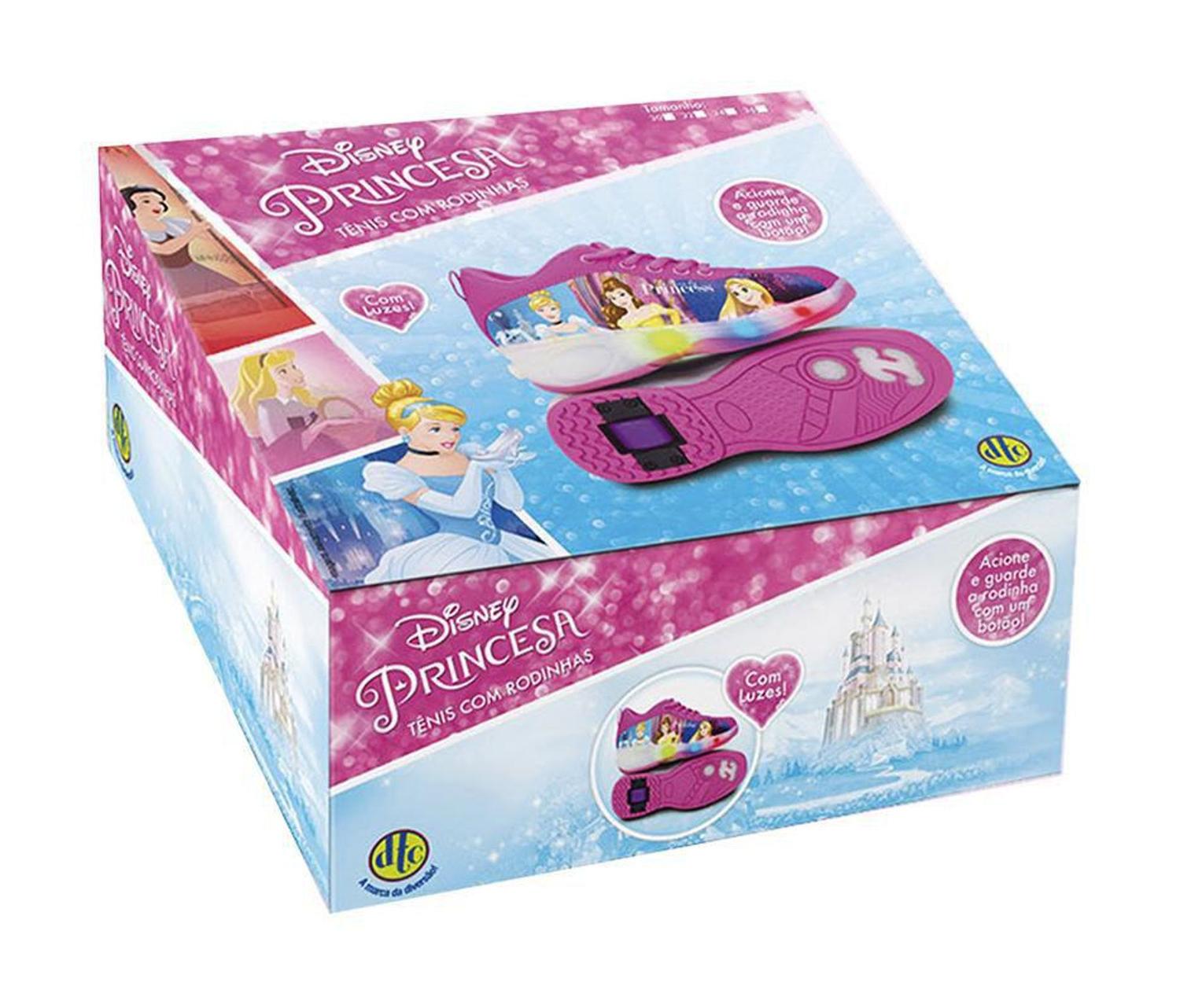 tênis de rodinha da frozen