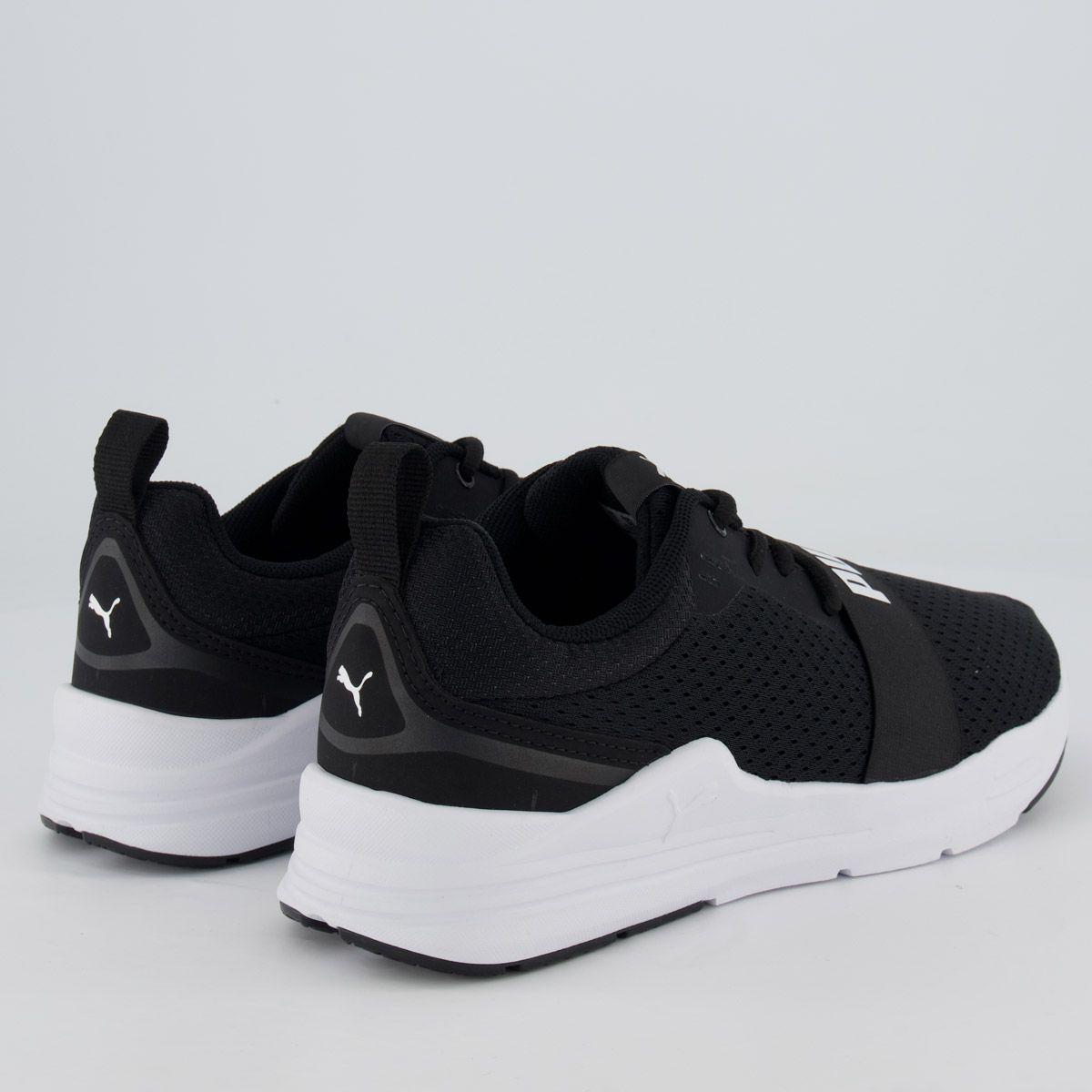 Tênis Puma Wired Run BDP Preto e Branco - Tênis Esportivo - Magazine Luiza