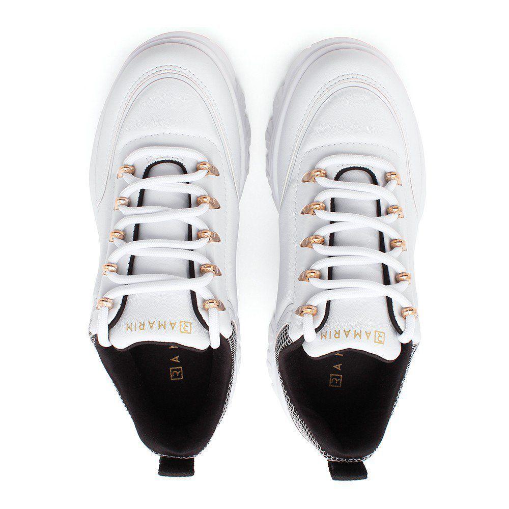 Tênis Ramarim Feminino Buffalo Branco/Preto - Calçados Femininos - Magazine  Luiza