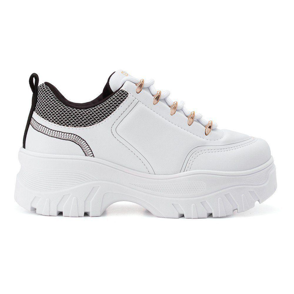 Tênis Ramarim Feminino Buffalo Branco/Preto - Calçados Femininos - Magazine  Luiza