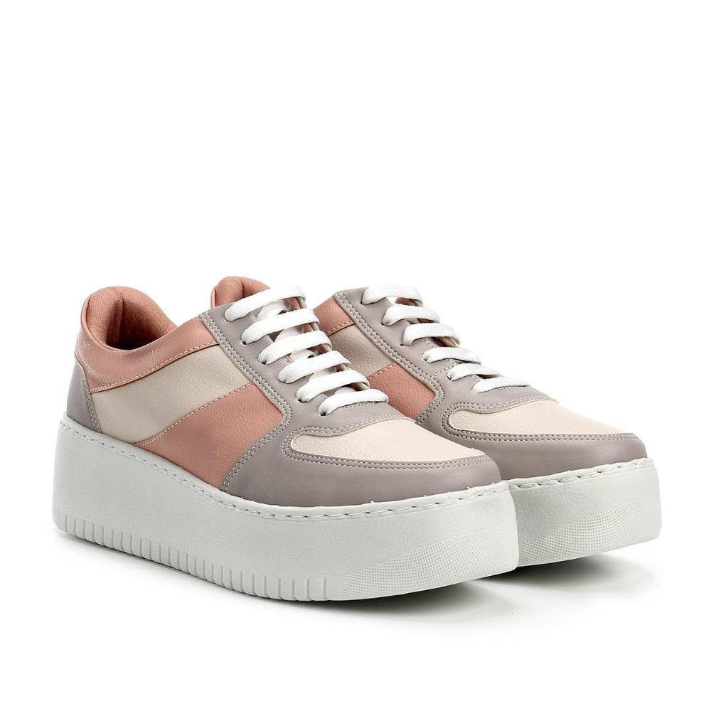 Tênis Santa Lolla Flatform Recortes Feminino - Calçados Femininos -  Magazine Luiza
