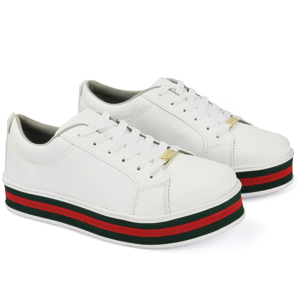 tênis plataforma lu fashion sola alta