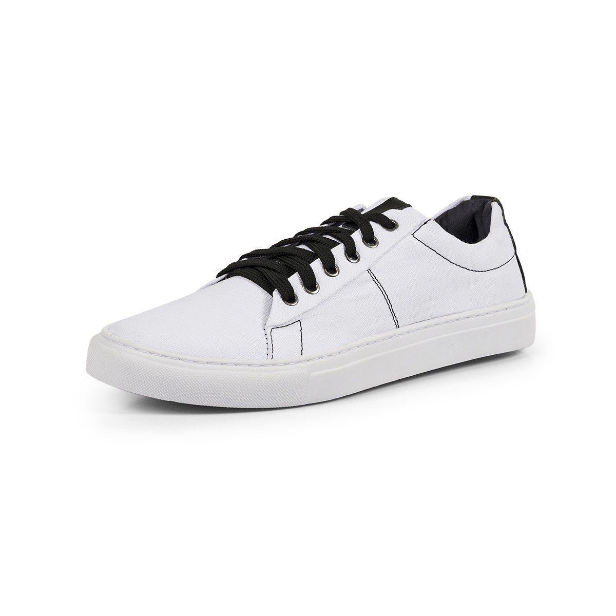 Tênis Sapatênis Masculino Casual Lona Dublada Chukka Reverso - 15015 - Branco - Sapatênis Masculino - Magazine Luiza