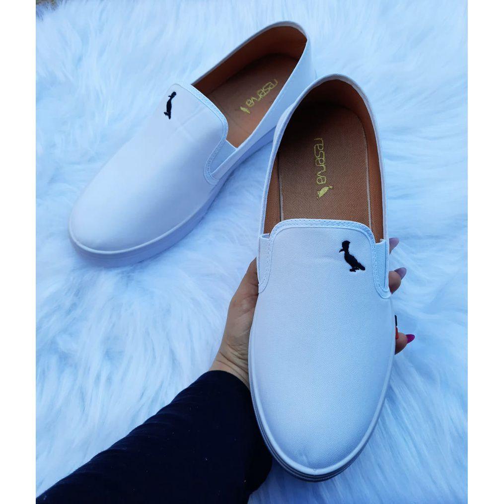 Tênis Sapatênis Reserva Sapatilha Iate Slip Alpargatas Branco Elástico  Macio Lindo E Confortável - TATÃO BABY - Outros Moda e Acessórios -  Magazine Luiza