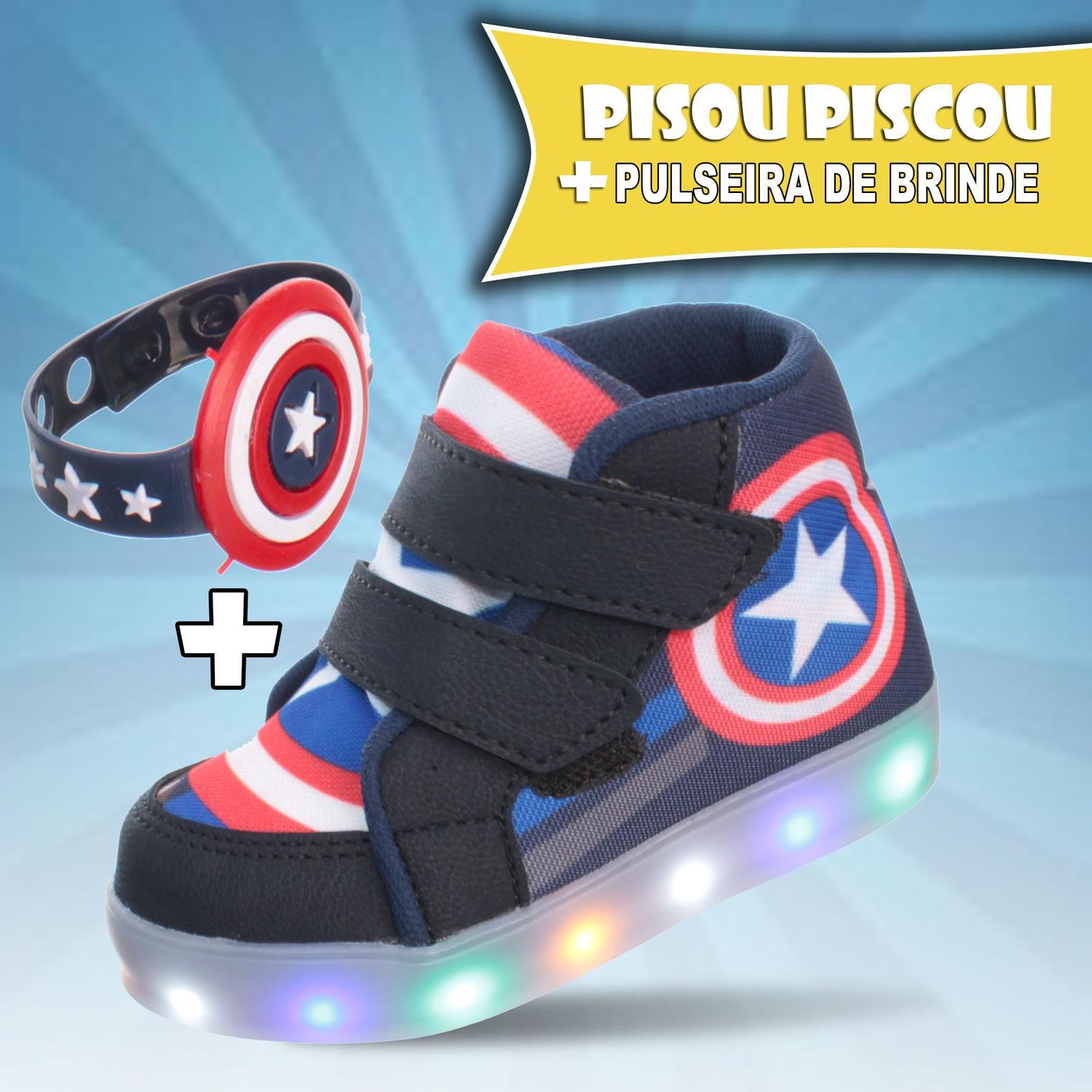 Tênis Infantil com Led Unicórnio