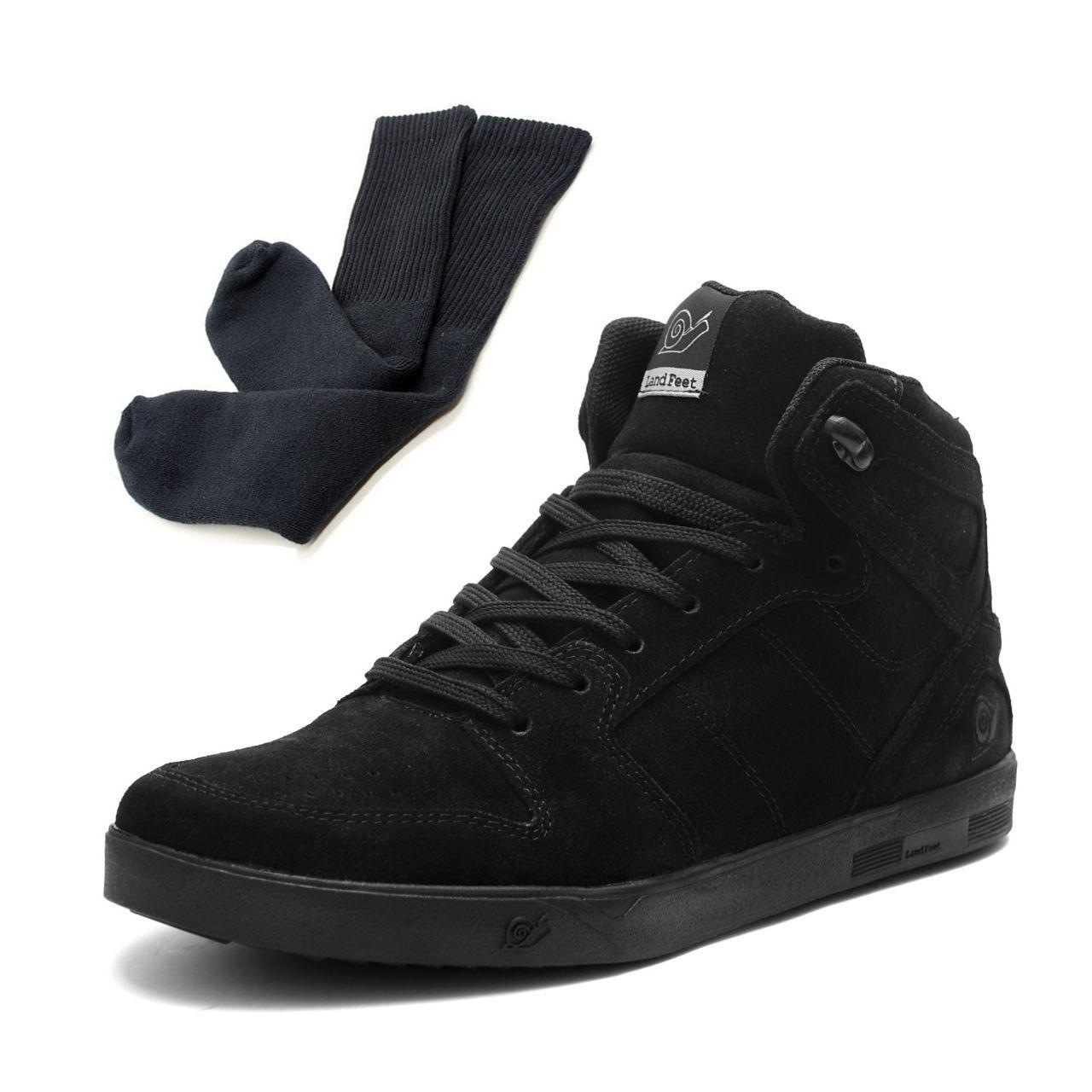 Tênis Skate Street Cano Alto Landfeet Preto Original + Meia Preta - Outros  Moda e Acessórios - Magazine Luiza