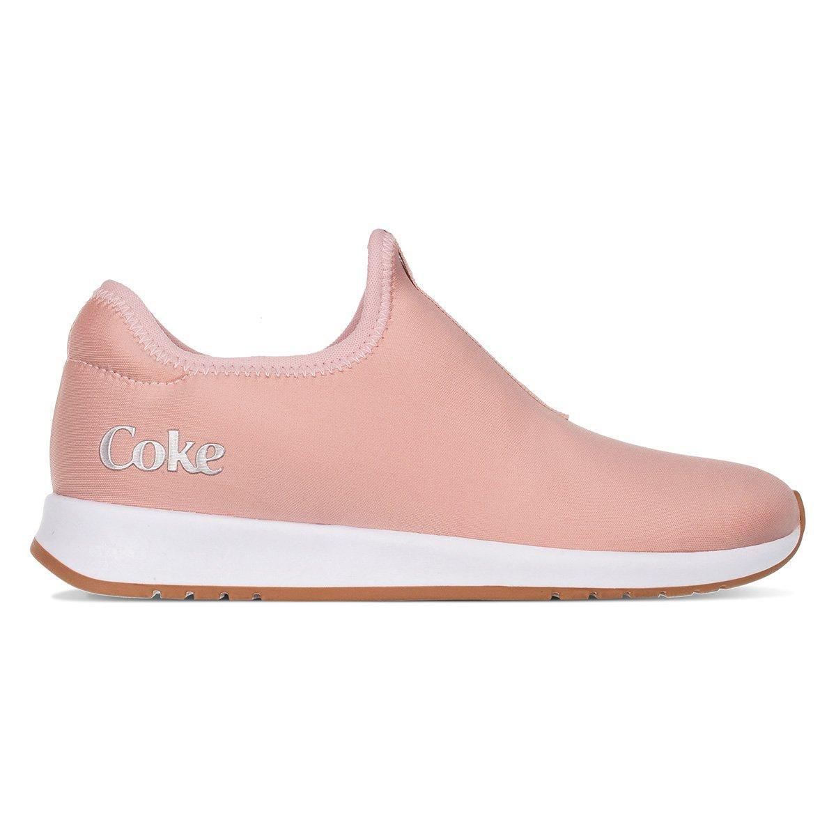tenis slip on feminino coca cola