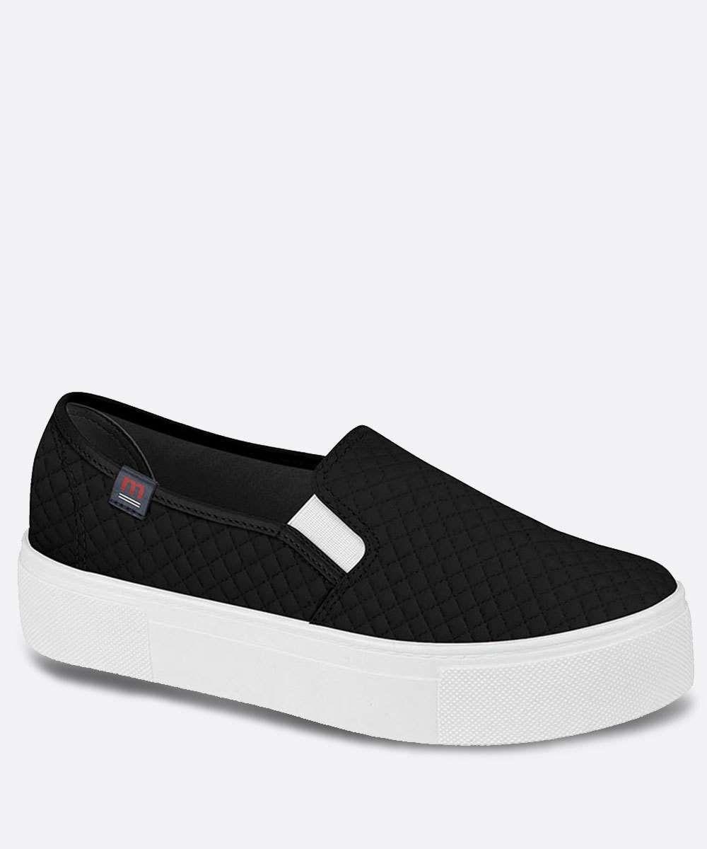 Tênis Slip On Feminino Flatform Matelassê Moleca - Slipper / Slip On  Feminino - Magazine Luiza