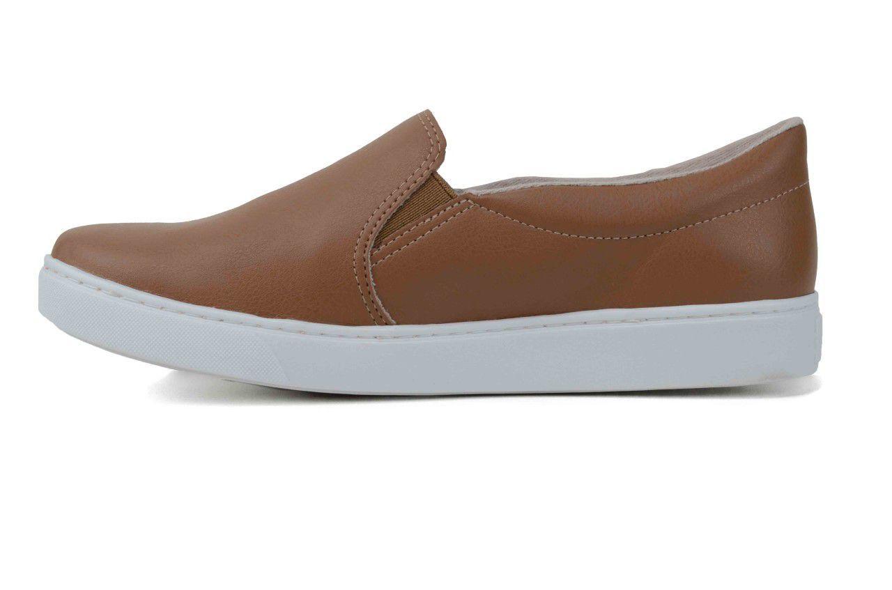 Tênis Slip On Feminino Via Marte Caramelo - 19-11403 - Slipper / Slip On  Feminino - Magazine Luiza