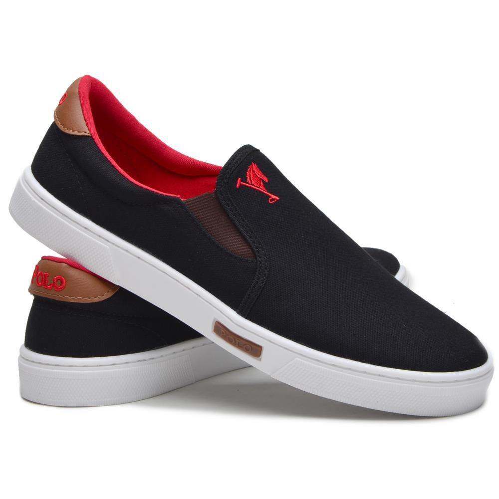 slip on iate polo joy lona masculino