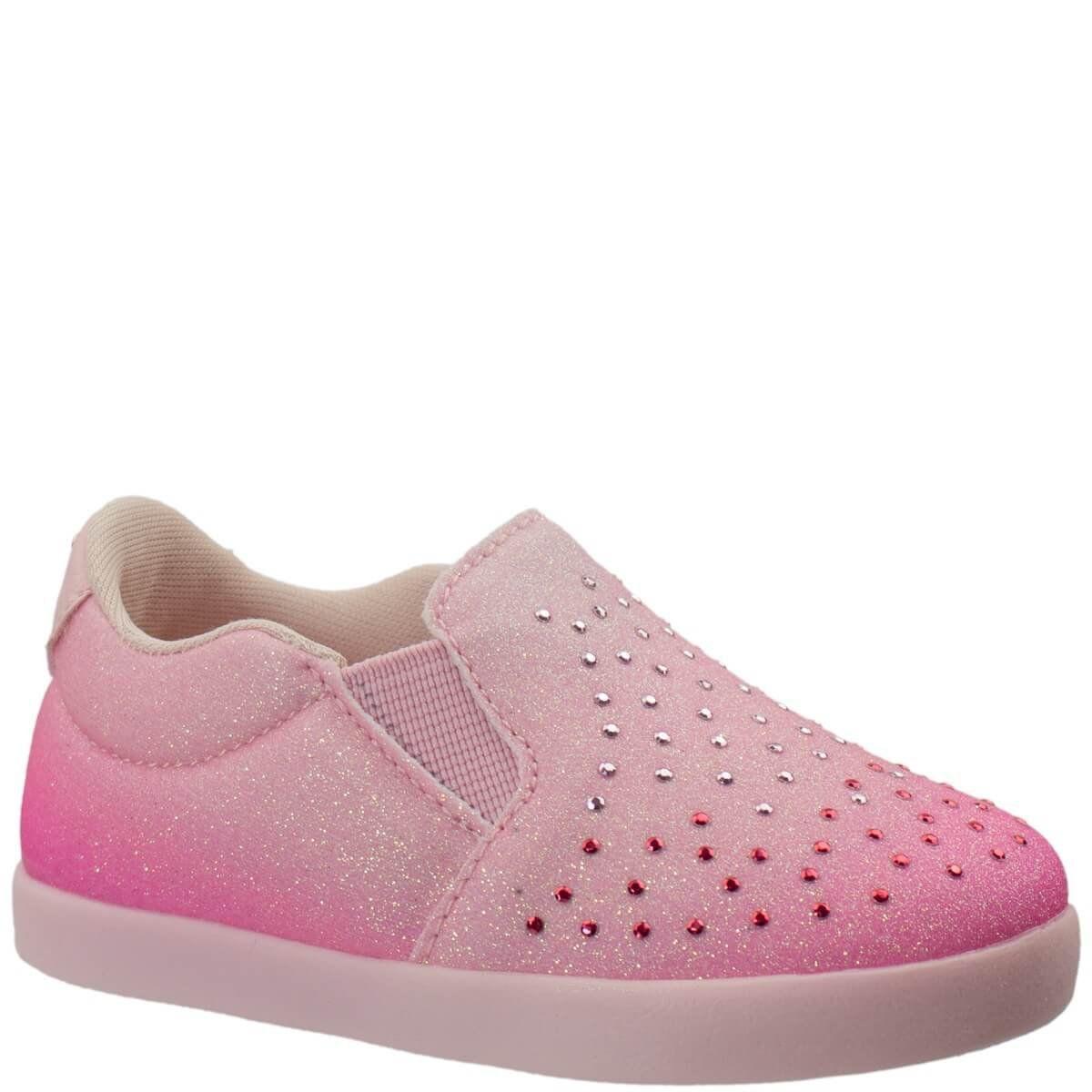Tênis Slip On Infantil Pampili Pom Pom Menina 108.121 - Slipper / Slip On  Infantil - Magazine Luiza