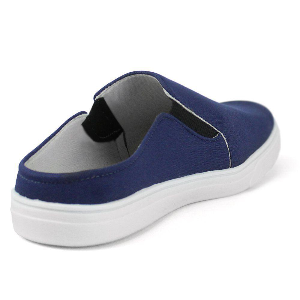 Tênis Slip On Masculino Mule Azul Marinho Coleção Rabat - Tums - Slipper / Slip  On Masculino - Magazine Luiza
