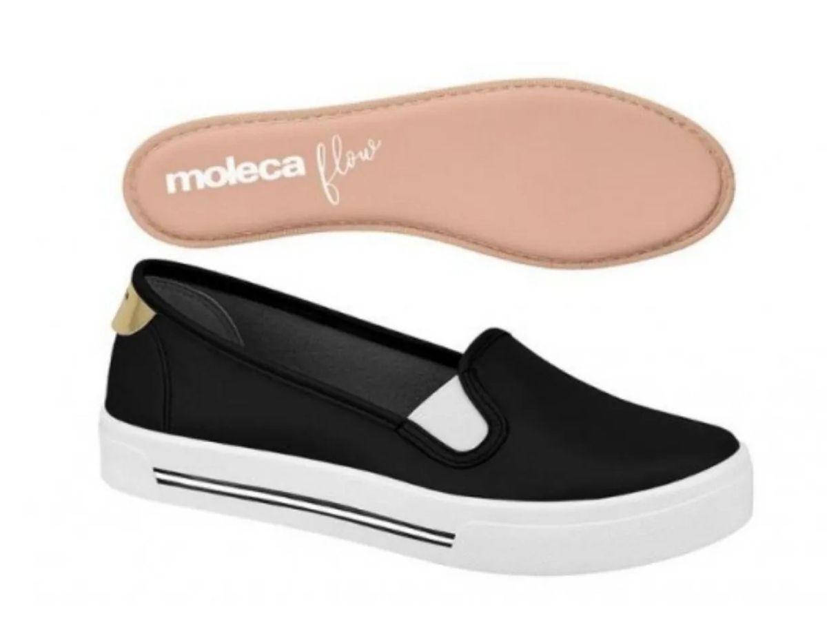tênis slip on moleca
