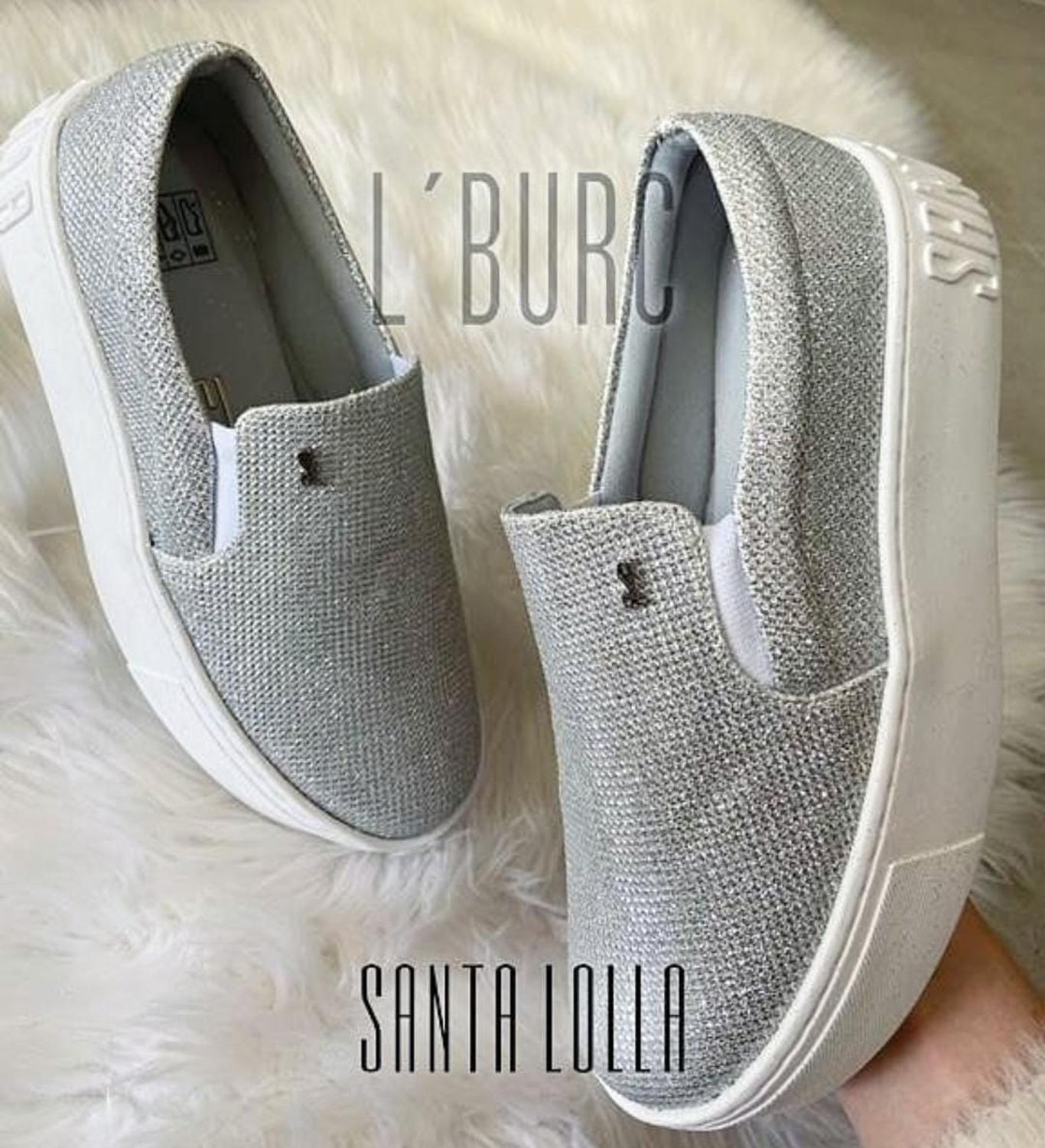 Tênis slip on sola alta Galaxy Prata - Santa Lolla - Outros Moda e  Acessórios - Magazine Luiza