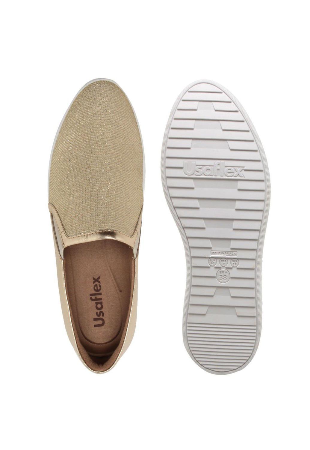 slip on usaflex brilho