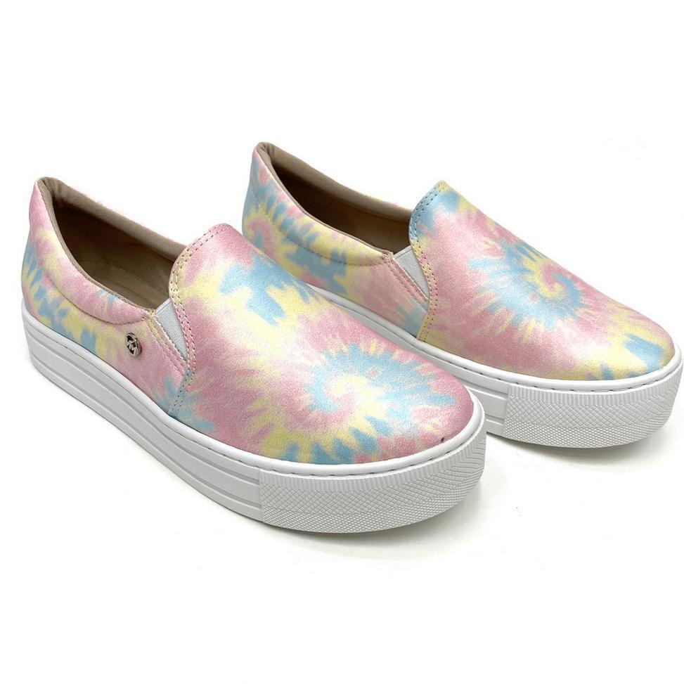 tenis via marte flatform rosa