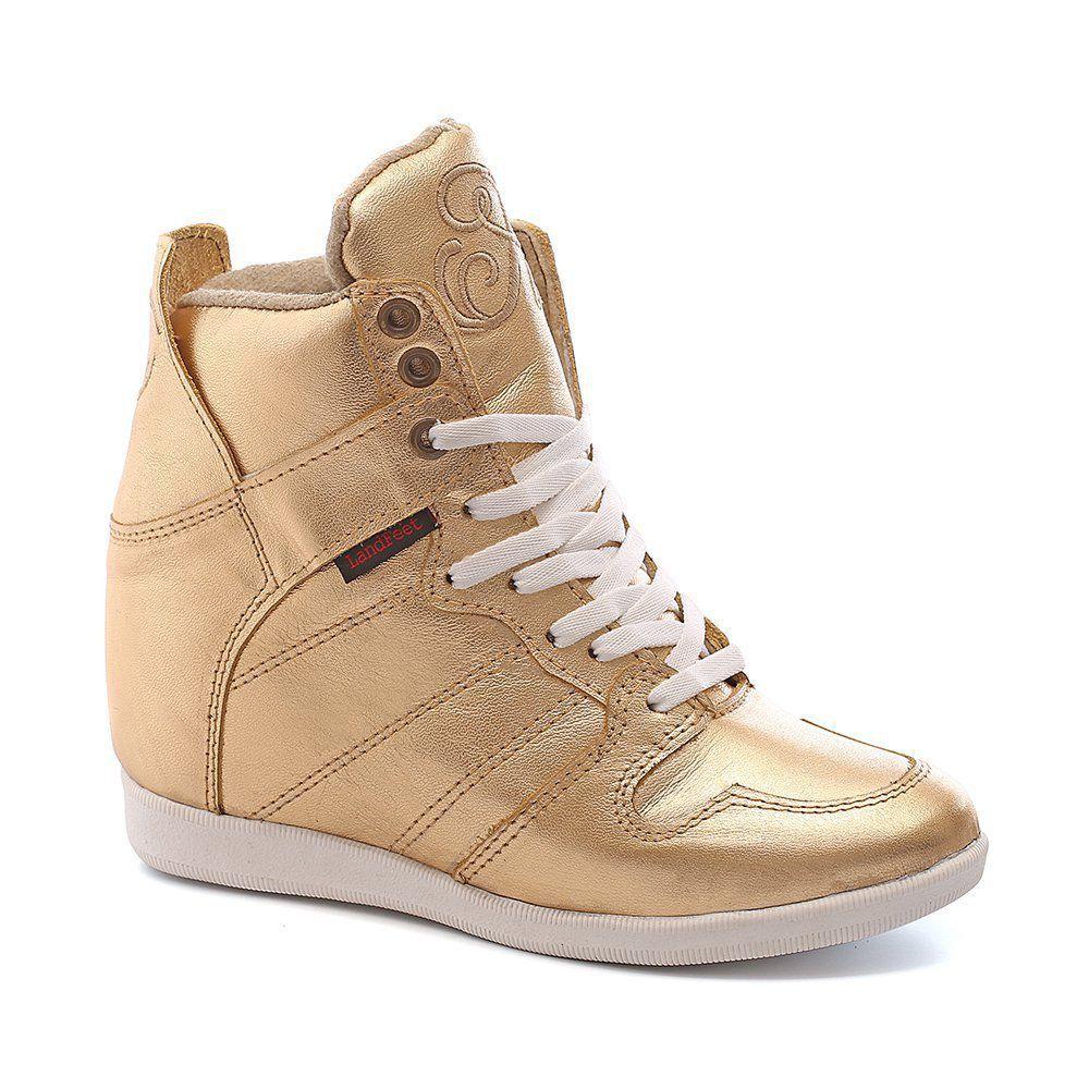 sneaker dourado